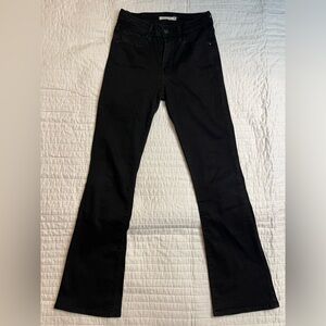 Levi’s high waist black bootcut jeans